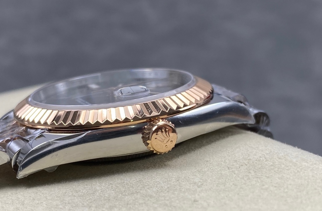 Rolex Datejust 41 Everose Rolesor Slate Wimbledon Dial 126331 1:1 Superclone - Image 6