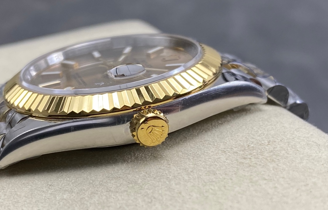 Rolex Datejust 41 Yellow Rolesor Champagne Dial 126333 1:1 Superclone - Image 4