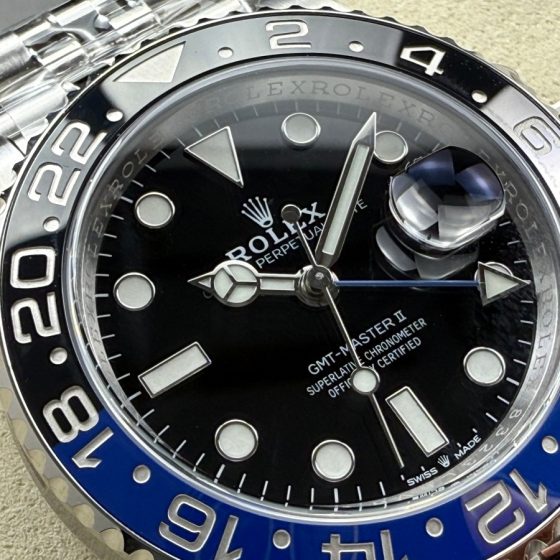 Rolex GMT-Master II 126710BLNR Batman Jubilee 40mm 1:1 Superclone