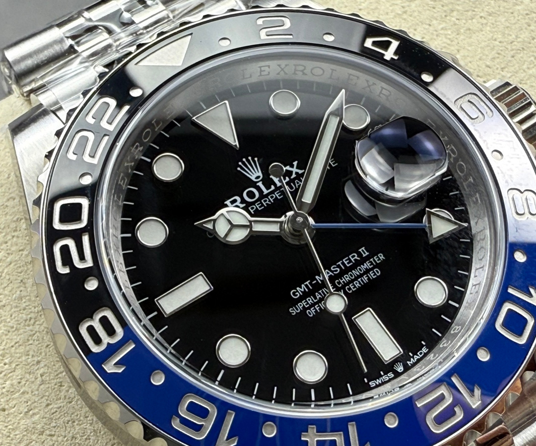 Rolex GMT-Master II 126710BLNR Batman Jubilee 40mm 1:1 Superclone
