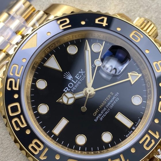 Rolex GMT-Master II 126718GRNR Black Dial Jubilee 40mm 1:1 Superclone