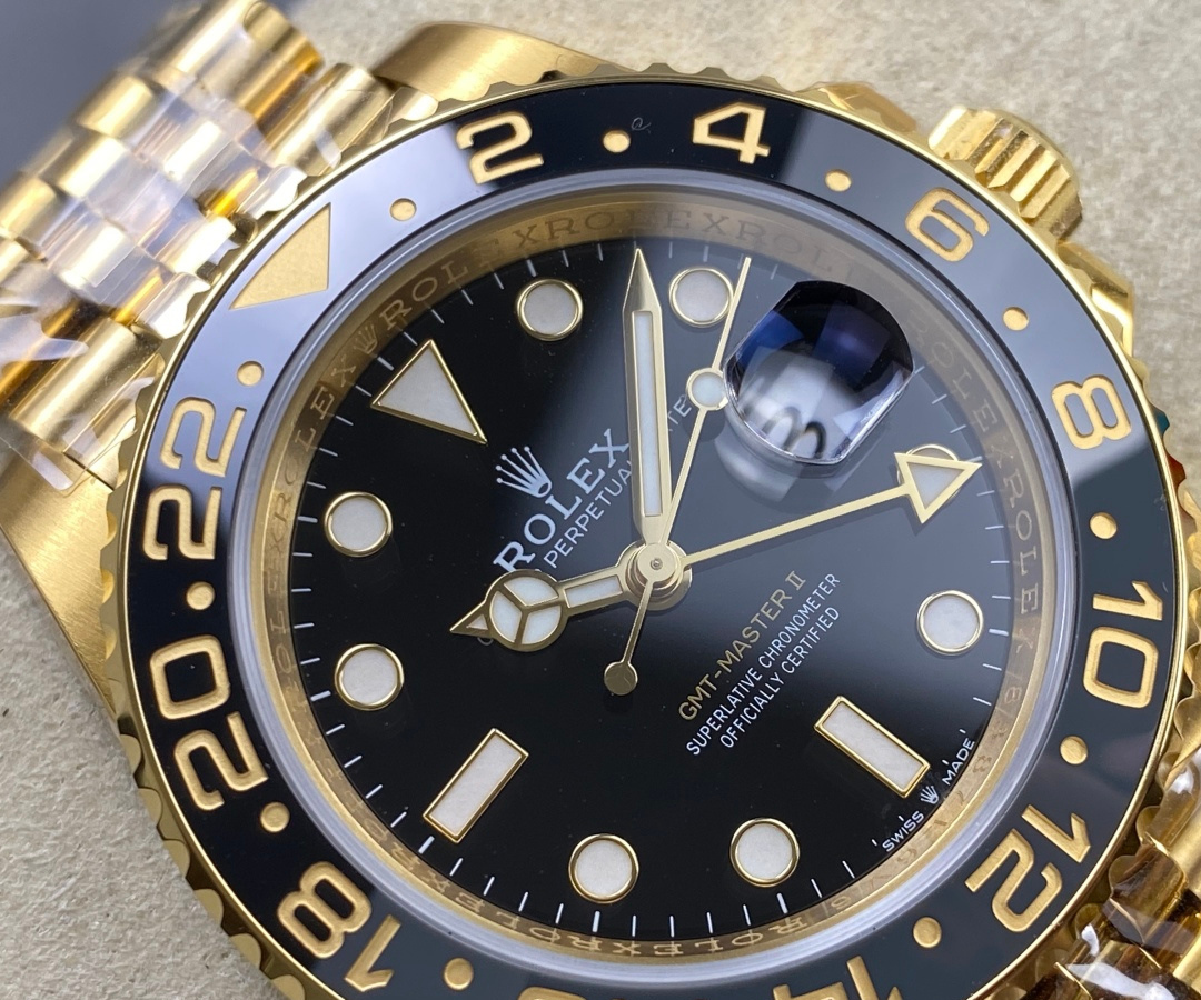 Rolex GMT-Master II 126718GRNR Black Dial Jubilee 40mm 1:1 Superclone