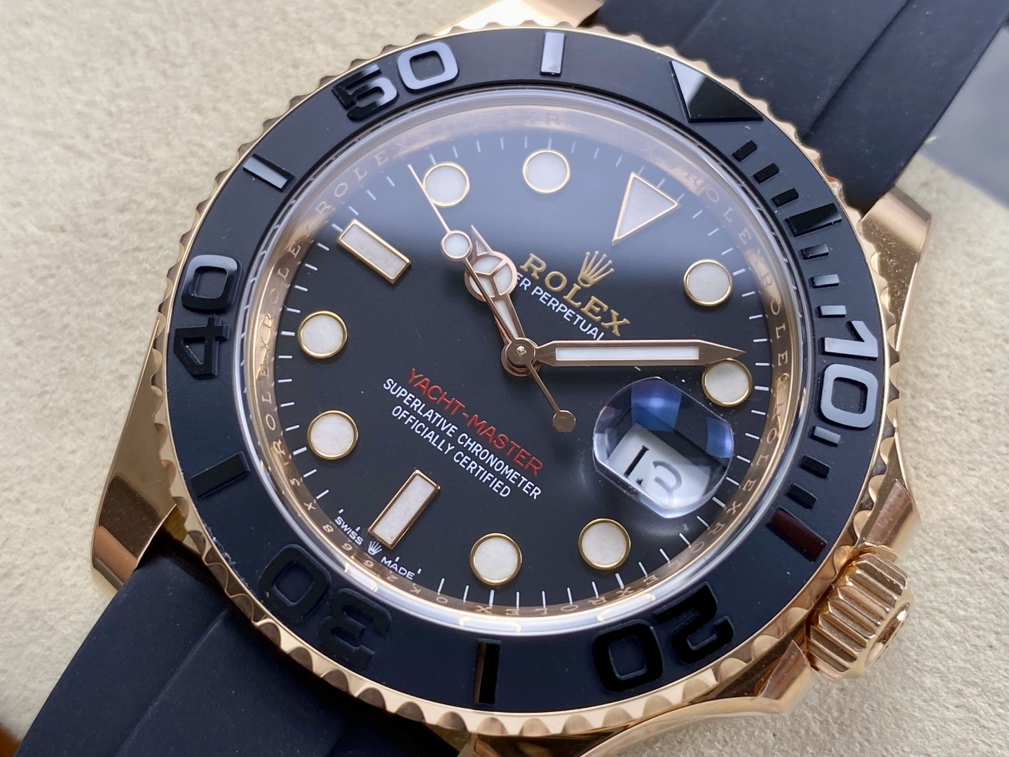 Rolex Yacht-Master 40 Everose Black Dial 126655 1:1 Superclone - Image 3