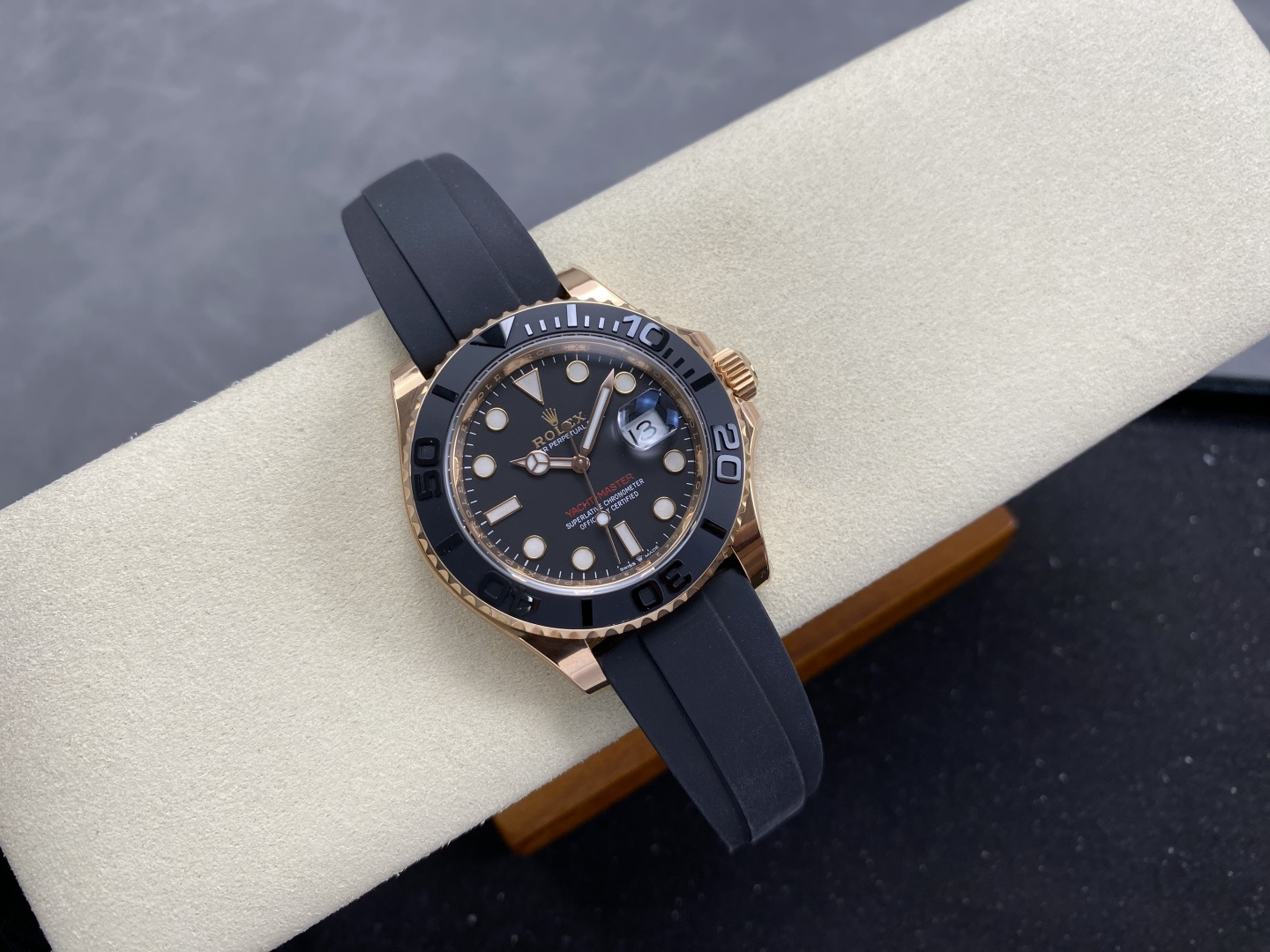 Rolex Yacht-Master 40 Everose Black Dial 126655 1:1 Superclone - Image 4