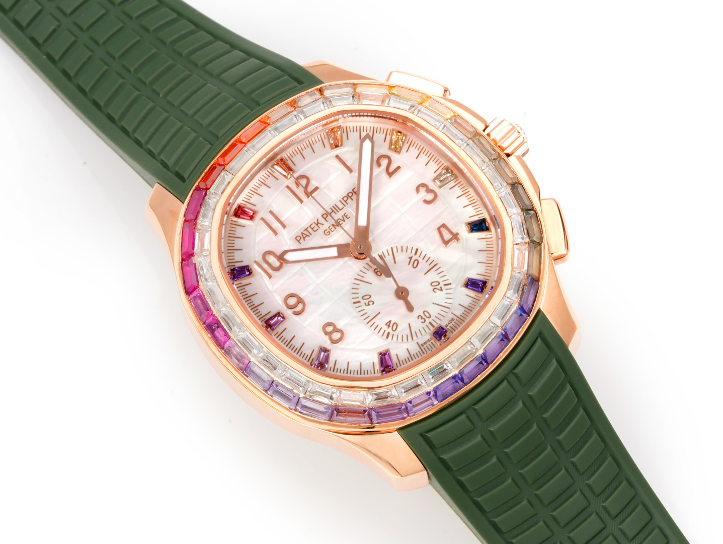 Patek Philippe Aquanaut Luce 7968/300R-001 Rainbow Chronograph 1:1 Superclone - Image 111