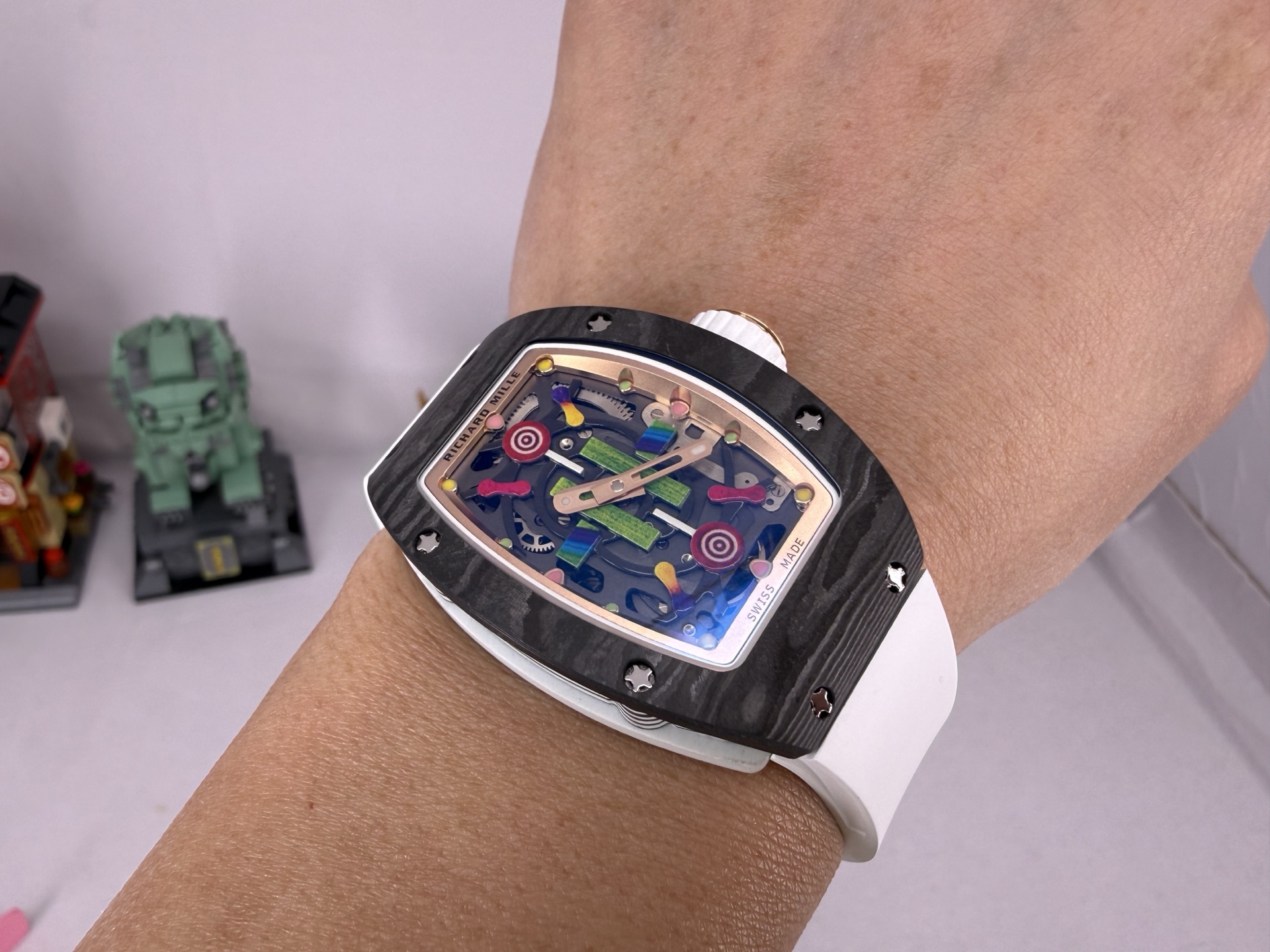 Richard Mille RM 07 RM07-03 Carbon composite Configuration E56B05 1:1 Superclone - Image 7