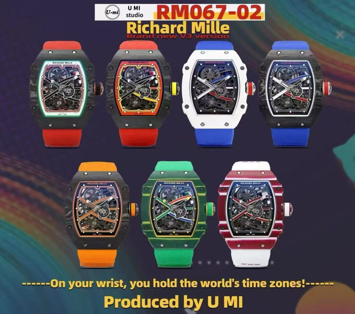 Richard Mille RM 067 RM67-02 UMI Factory Configuration 936354 1:1 Superclone