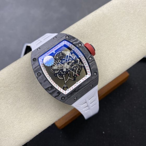 Richard Mille RM 055 RM055 Carbon composite Manual-wind ZF Factory Configuration 2661FA 1:1 Superclone