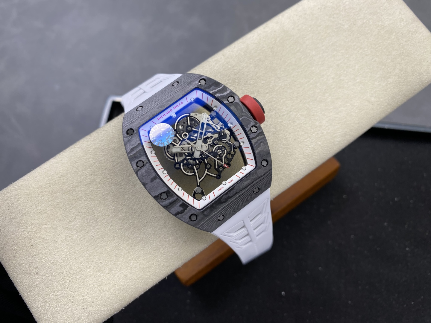 Richard Mille RM 055 RM055 Carbon composite Manual-wind ZF Factory Configuration 2661FA 1:1 Superclone