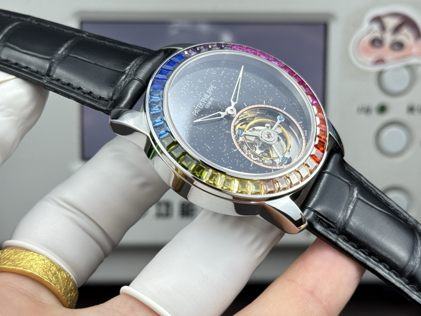 Patek Philippe Grand Complications 42 mm Tourbillon Manual-wind Configuration 53205F 1:1 Superclone - Image 5