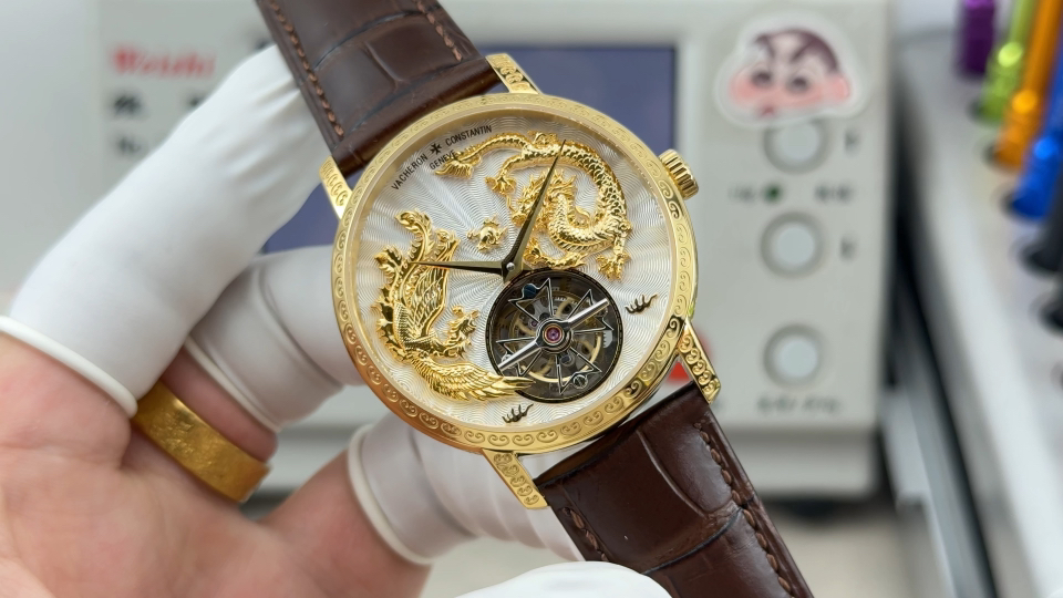 Vacheron Constantin Traditionnelle Rose-gold tone Black dial 41 mm Tourbillon Manual-wind ANT Factory Configuration 1A474C 1:1 Superclone