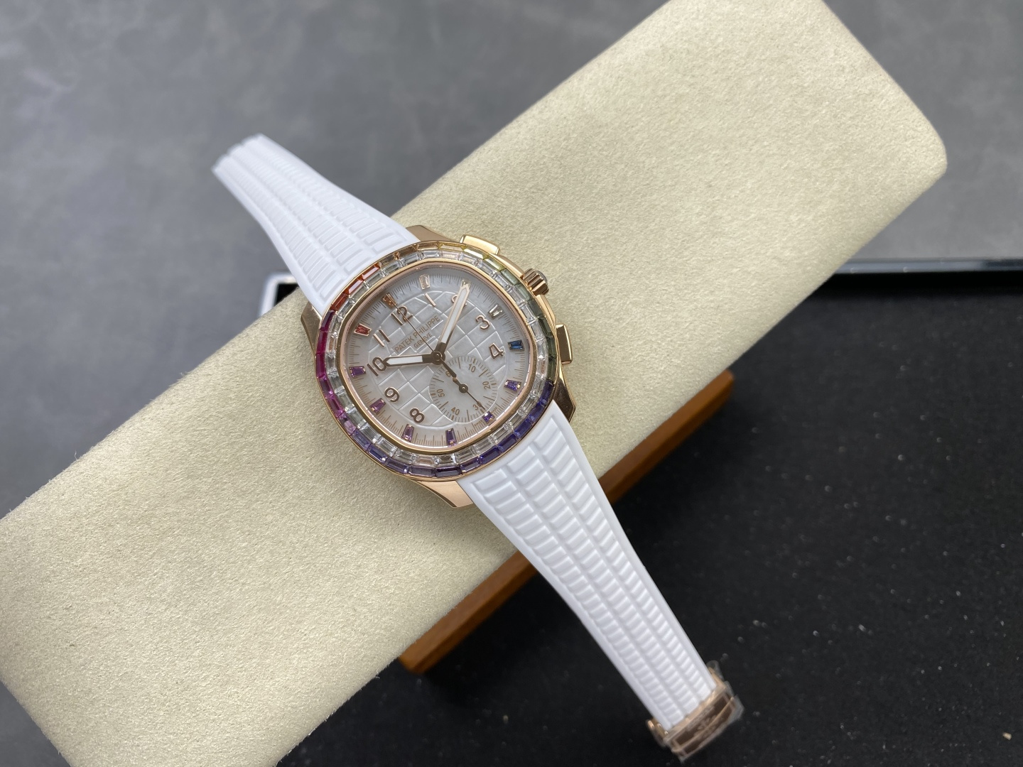 Patek Philippe Aquanaut Luce 7968/300R-001 Rainbow Chronograph 1:1 Superclone - Image 30