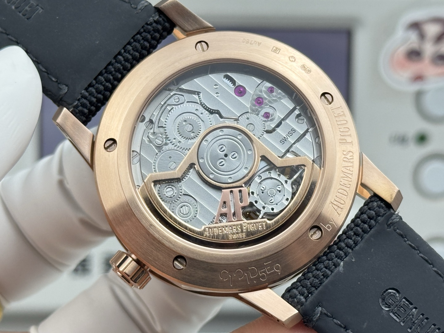 Audemars Piguet Code 11.59 26396 Stainless steel Fabric strap 42 mm Tourbillon Configuration 6C6787 1:1 Superclone