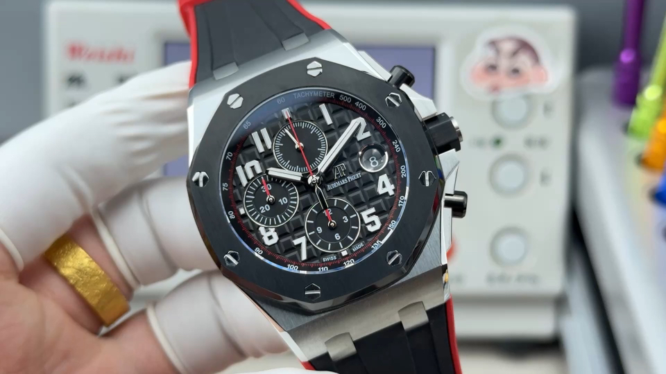 Audemars Piguet Royal Oak Offshore 26470 Stainless steel Rubber strap 42 mm Chronograph LS Factory Configuration 1FEEFF 1:1 Superclone