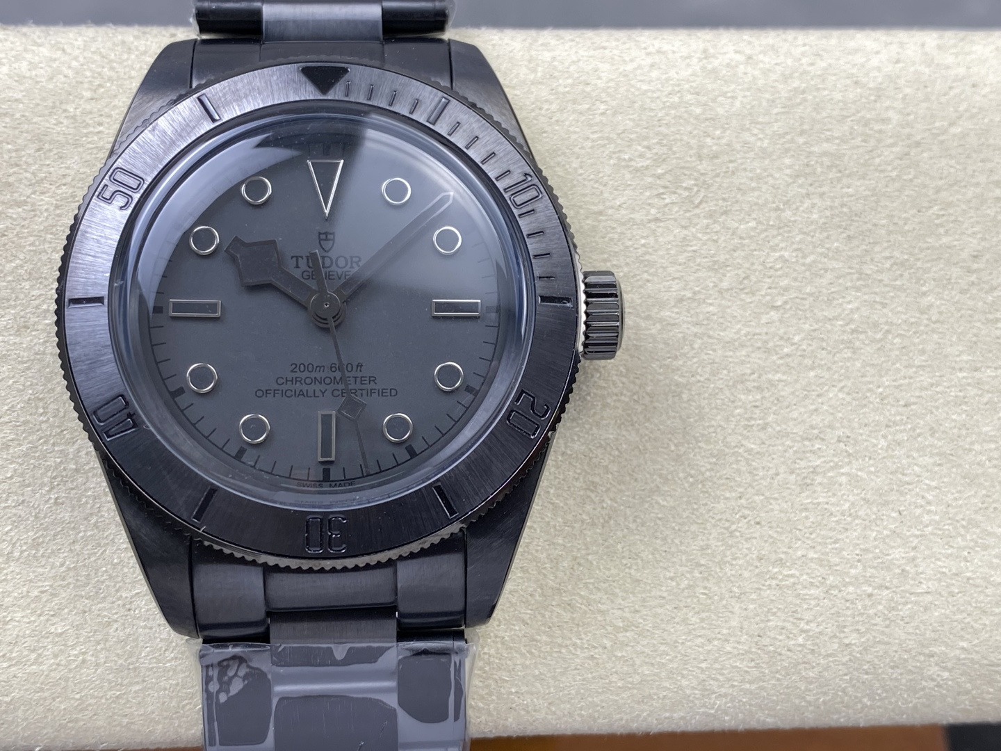 Tudor Black Bay Black Black Leather strap 41 mm Tourbillon GR Factory Configuration AB8B1C 1:1 Superclone - Image 10