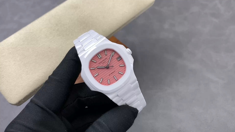 Patek Philippe Nautilus 5711 Ceramic Rubber strap CLEAN Factory Configuration 09BDD0 1:1 Superclone
