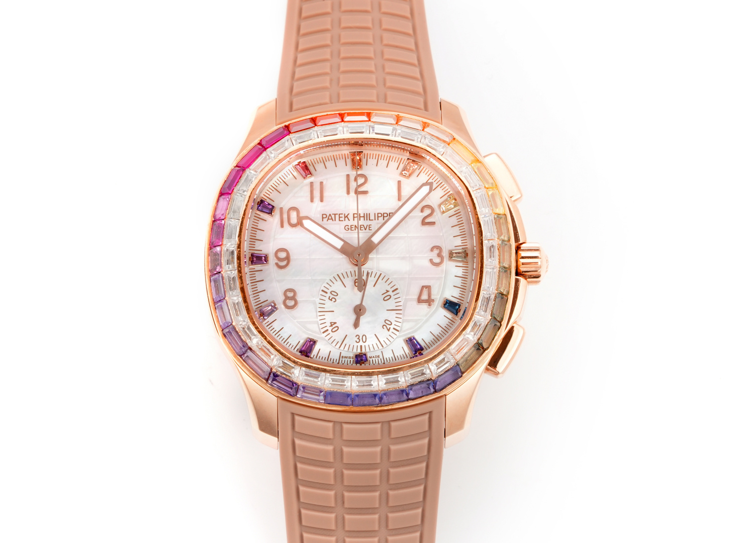 Patek Philippe Aquanaut Luce 7968/300R-001 Rainbow Chronograph 1:1 Superclone