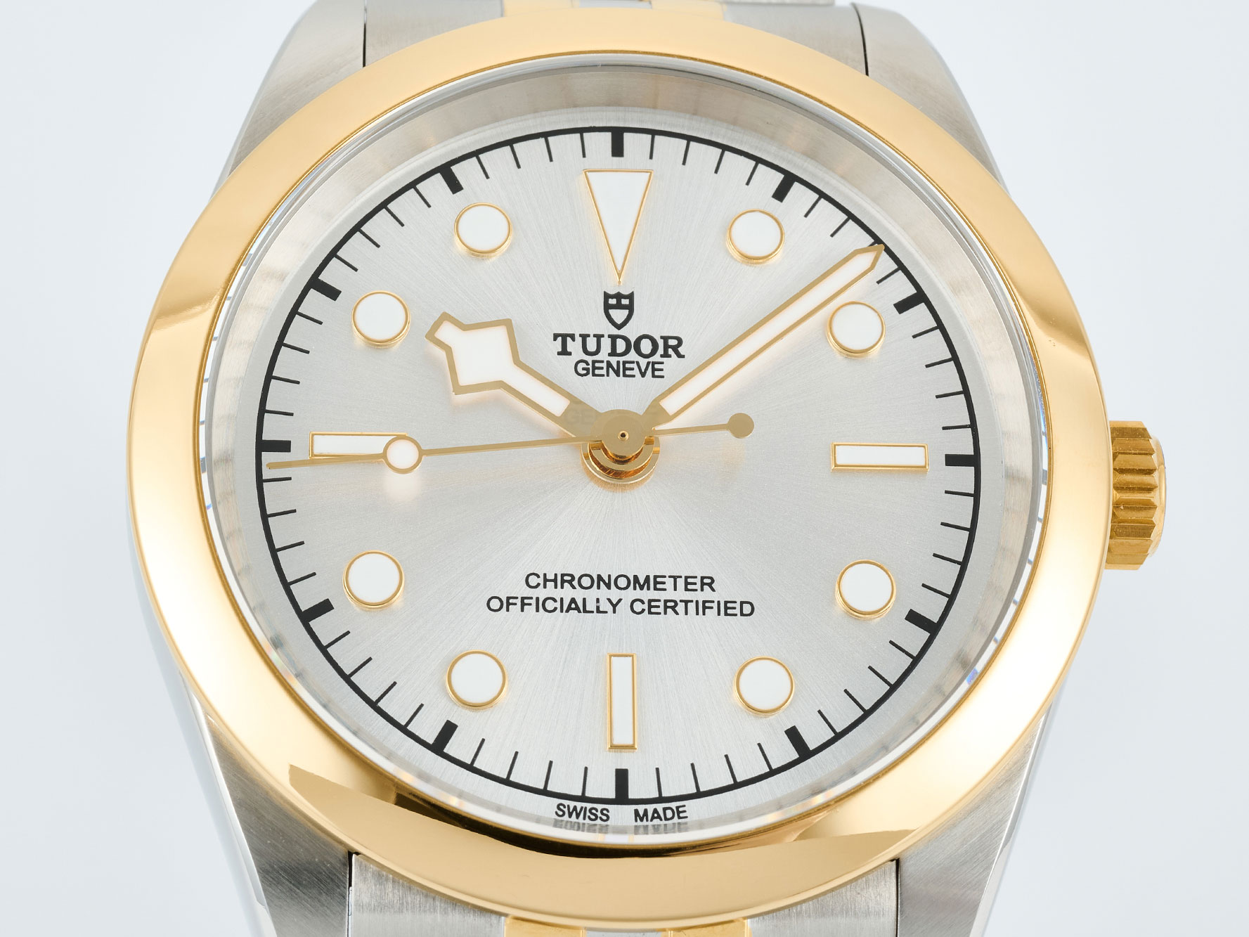 Tudor Black Bay One 41 S&G watch - 41mm steel case, Yellow gold bezel - m79683-0002 1:1 Superclone - Image 5