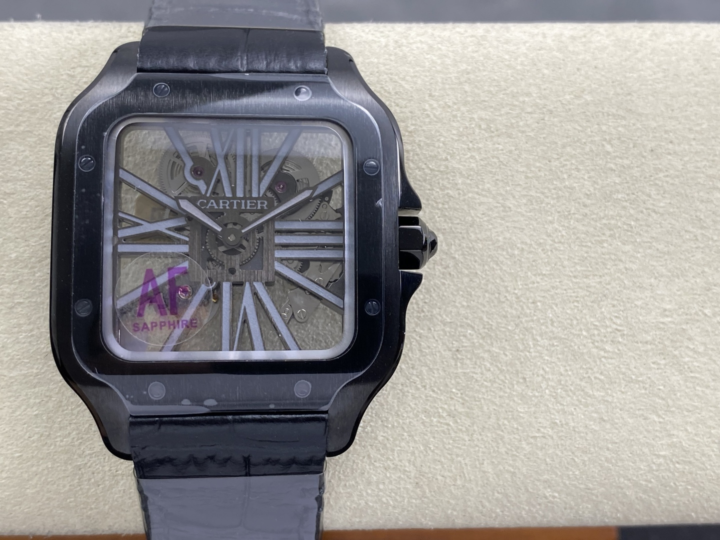 Cartier Santos de Cartier Skeleton 39.8 mm AF Factory Configuration E480C4 1:1 Superclone - Image 6