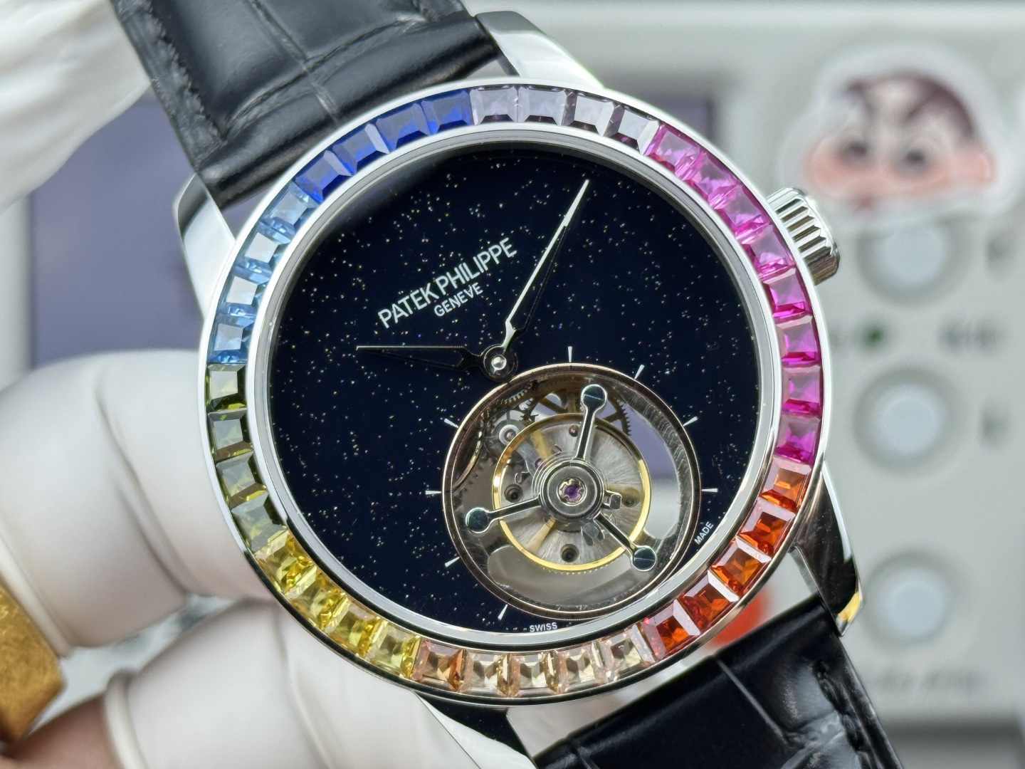 Patek Philippe Grand Complications 42 mm Tourbillon Manual-wind Configuration 53205F 1:1 Superclone - Image 7