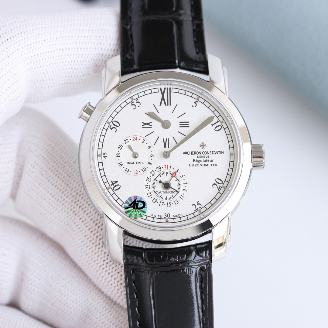 Vacheron Constantin Malte Stainless steel 40 mm GMT / dual time K11 Factory Configuration 03A418 1:1 Superclone - Image 6