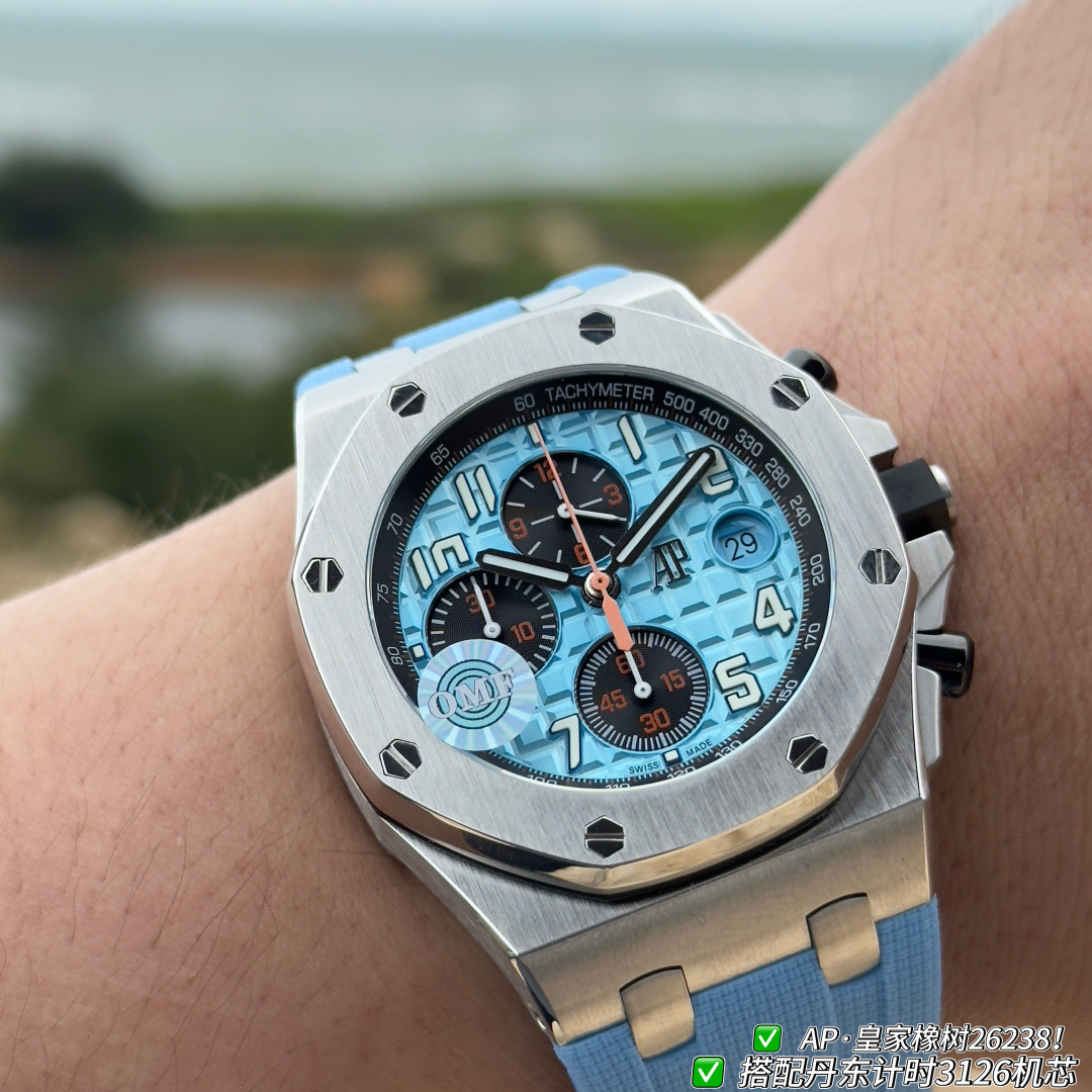 Audemars Piguet Royal Oak Offshore 26238 Stainless-steel bracelet Automatic OMF Factory Configuration 889BDD 1:1 Superclone - Image 4