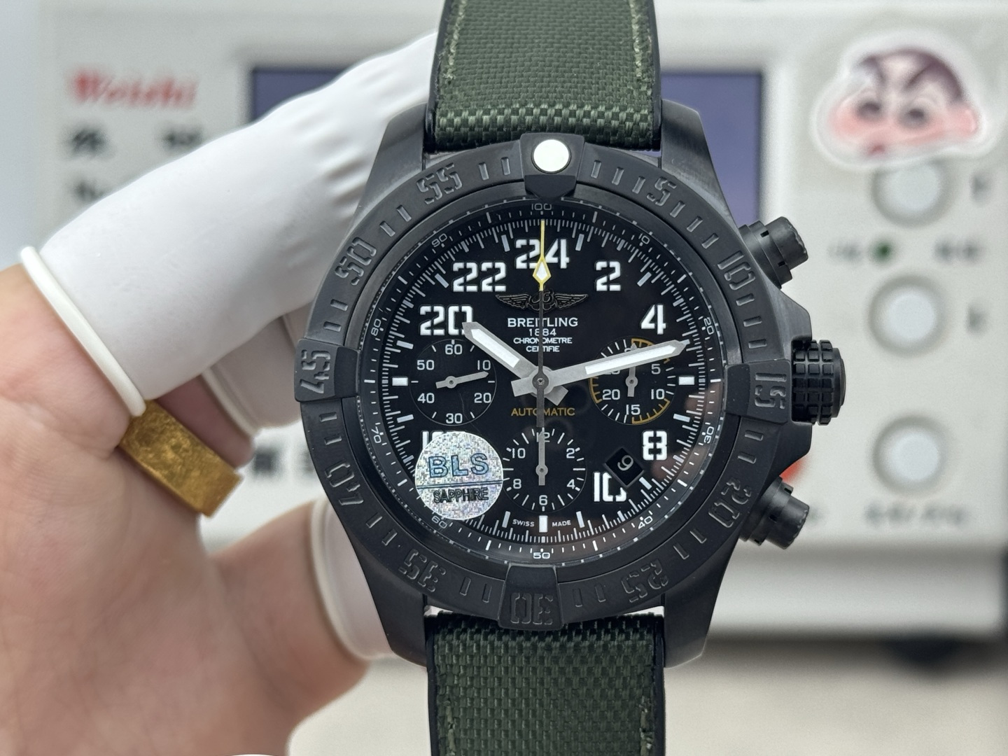 Breitling Avenger Stainless steel 45 mm Chronograph BLS Factory Configuration A26E63 1:1 Superclone - Image 3