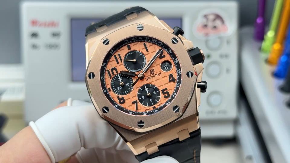 Audemars Piguet Royal Oak Offshore 26470 Stainless steel Rubber strap 42 mm Chronograph LS Factory Configuration 45D2FD 1:1 Superclone