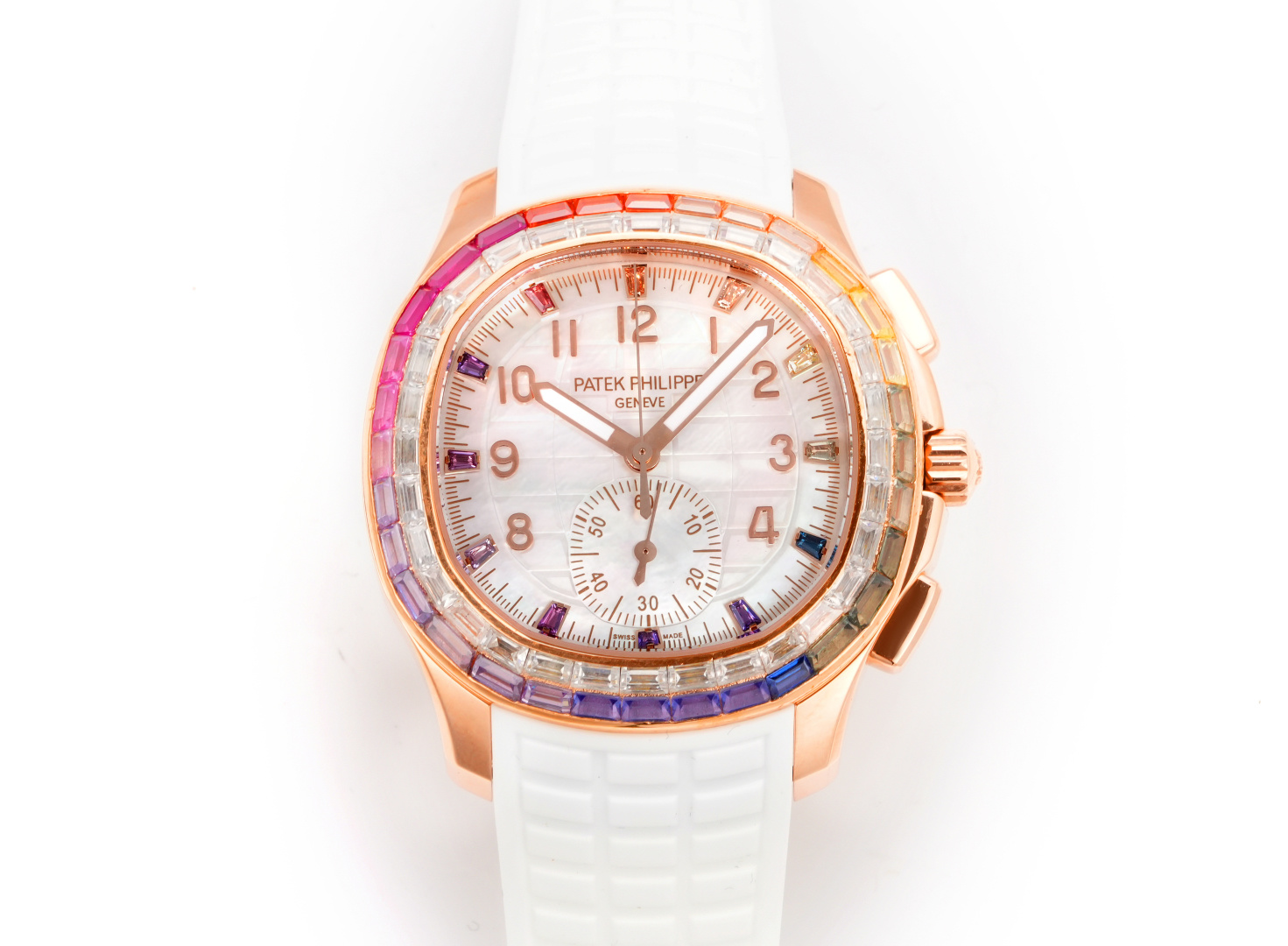 Patek Philippe Aquanaut Luce 7968/300R-001 Rainbow Chronograph 1:1 Superclone - Image 19