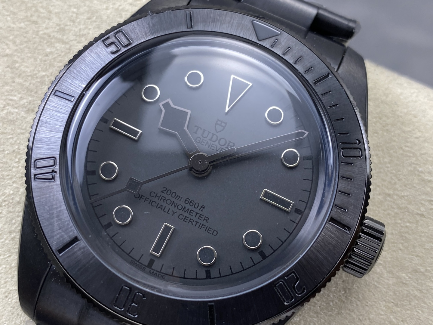 Tudor Black Bay Black Black Leather strap 41 mm Tourbillon GR Factory Configuration AB8B1C 1:1 Superclone - Image 12
