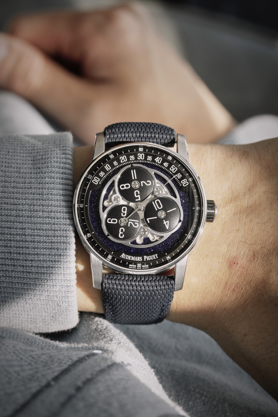 Audemars Piguet Code 11.59 Fabric strap 41 mm Configuration 4F8959 1:1 Superclone - Image 3