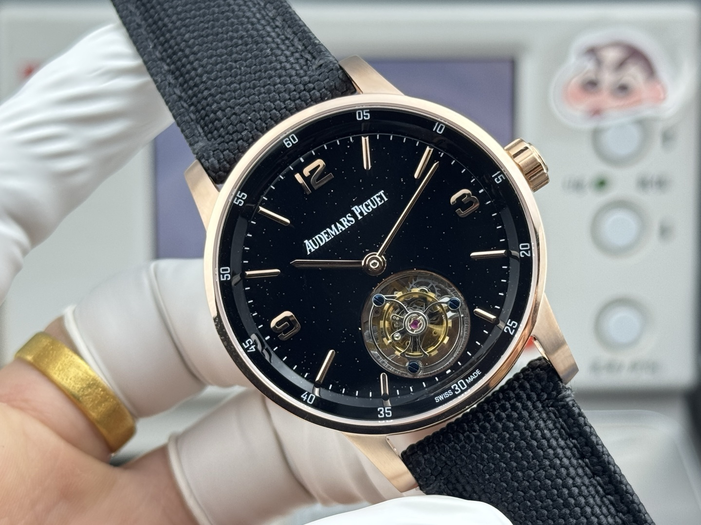 Audemars Piguet Code 11.59 26396 Stainless steel Fabric strap 42 mm Tourbillon Configuration 6C6787 1:1 Superclone - Image 2