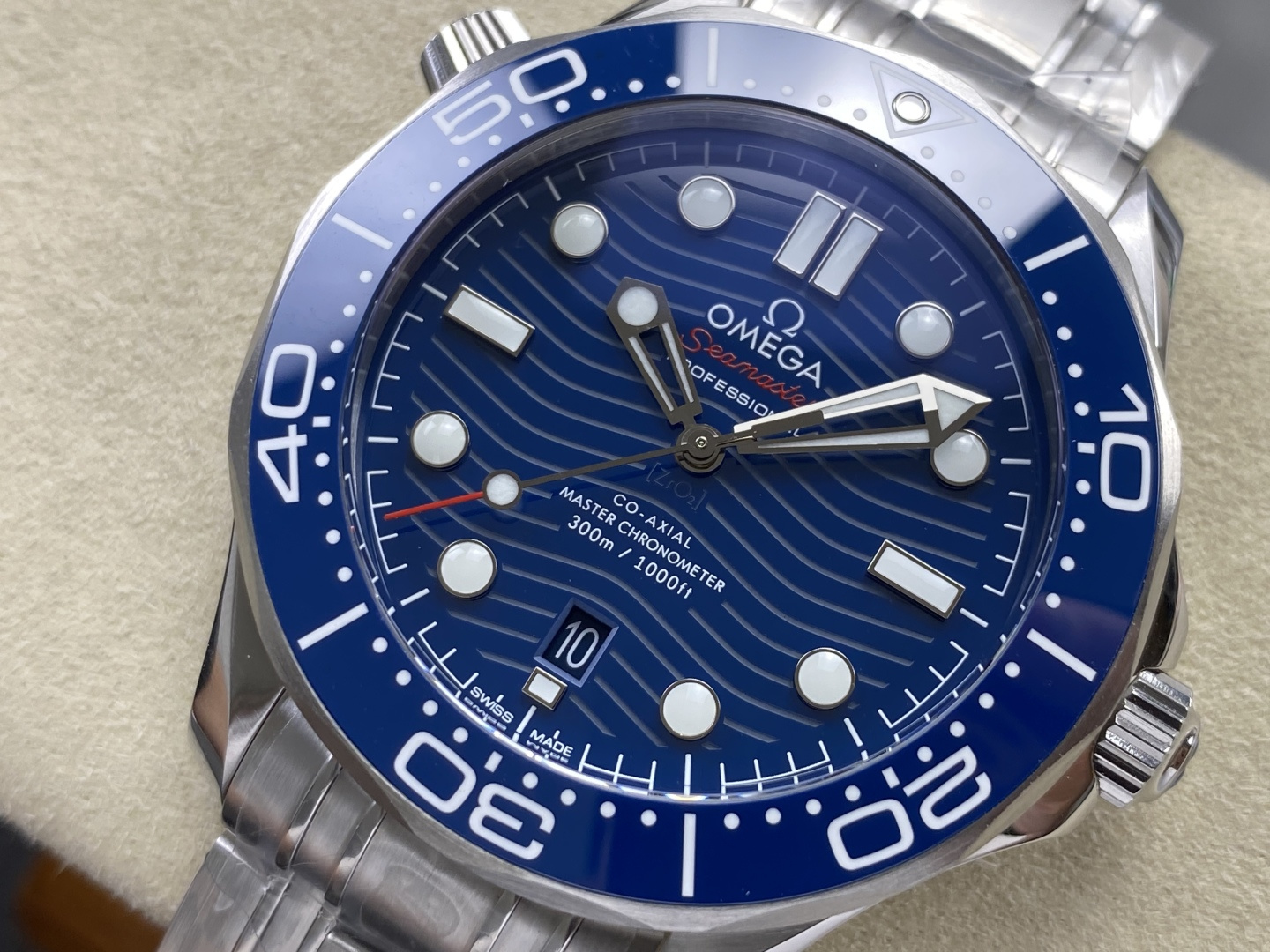 Omega Seamaster Diver 300M Green 42 mm Configuration 3C39CB 1:1 Superclone - Image 11