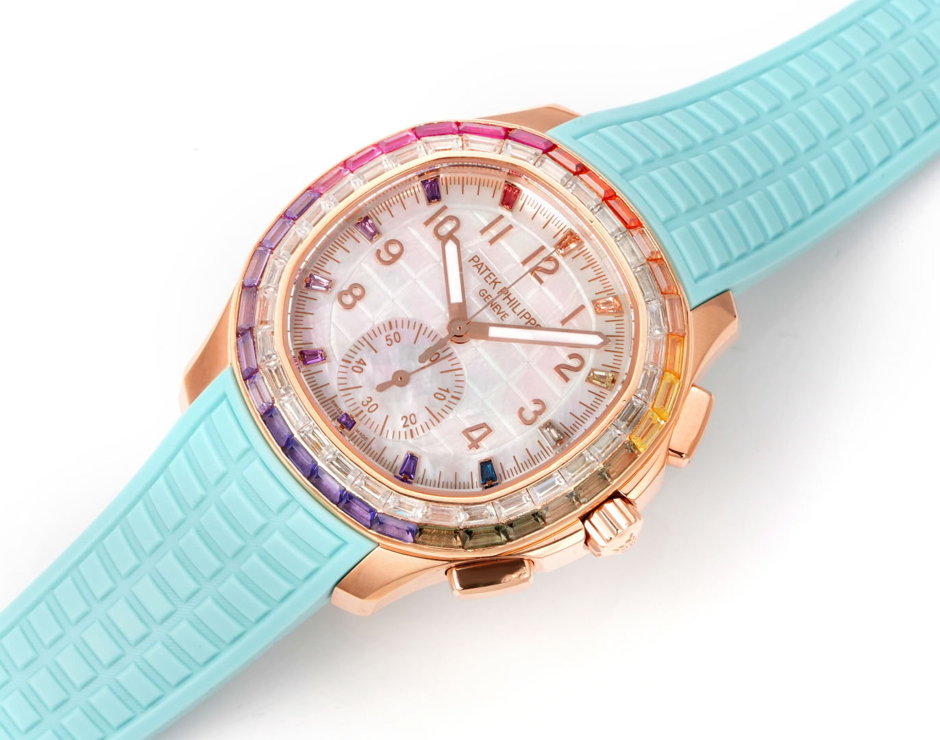 Patek Philippe Aquanaut Luce 7968/300R-001 Rainbow Chronograph 1:1 Superclone - Image 13
