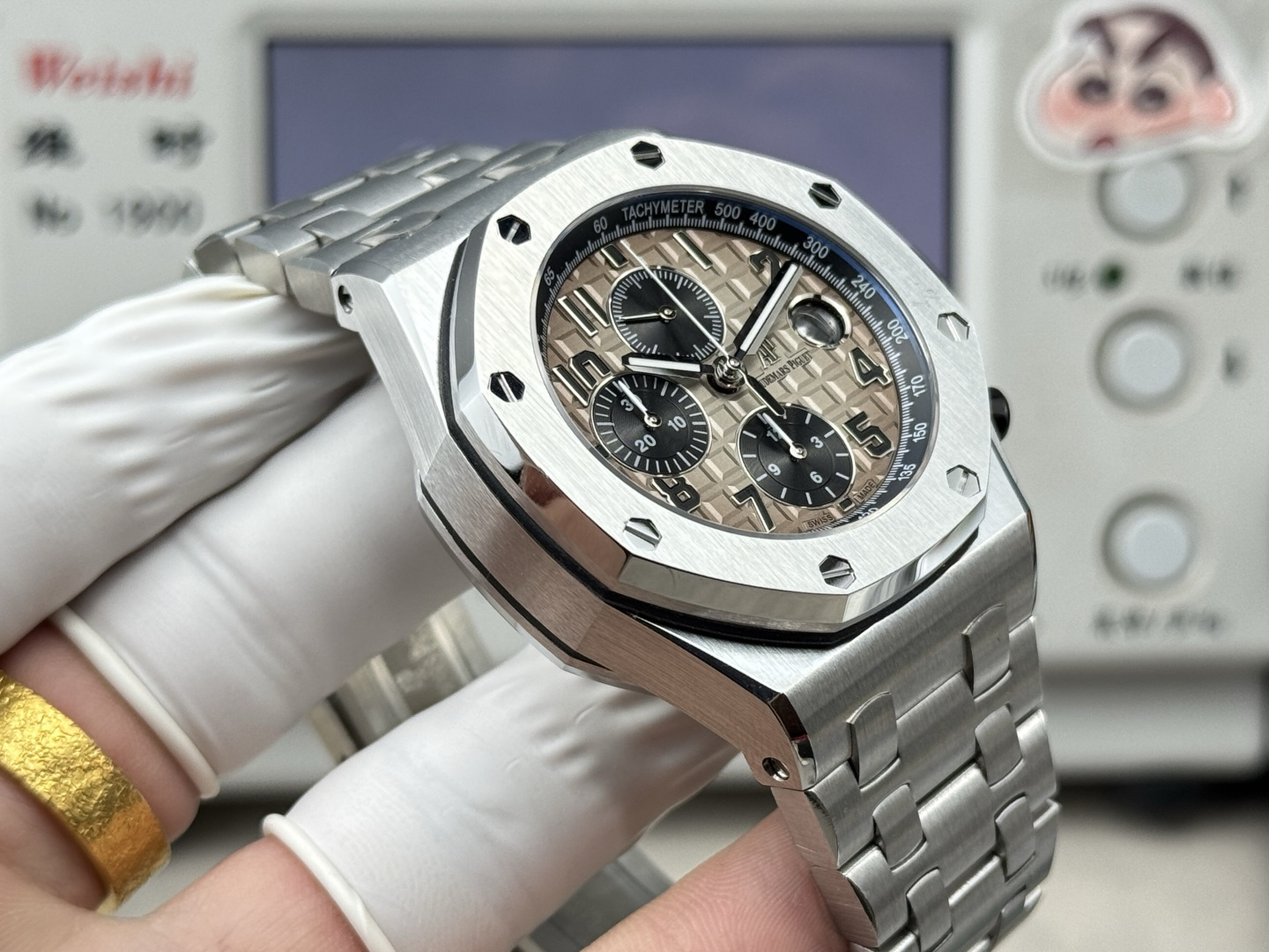 Audemars Piguet Royal Oak Offshore 26470 Stainless steel Rubber strap 42 mm Chronograph LS Factory Configuration DB08EE 1:1 Superclone - Image 3