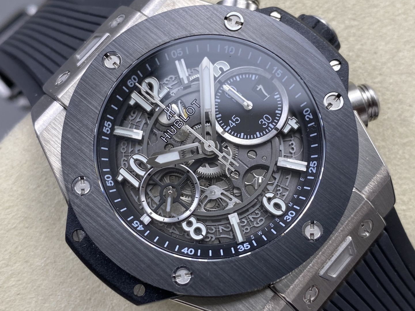 Hublot Big Bang Titanium 42 mm Chronograph BBF Factory Configuration 79BC86 1:1 Superclone - Image 10