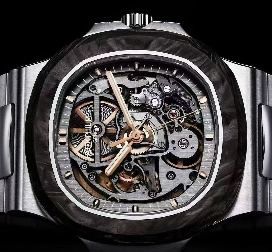Patek Philippe Nautilus 5711 Skeleton / openworked Configuration BD8C30 1:1 Superclone - Image 3