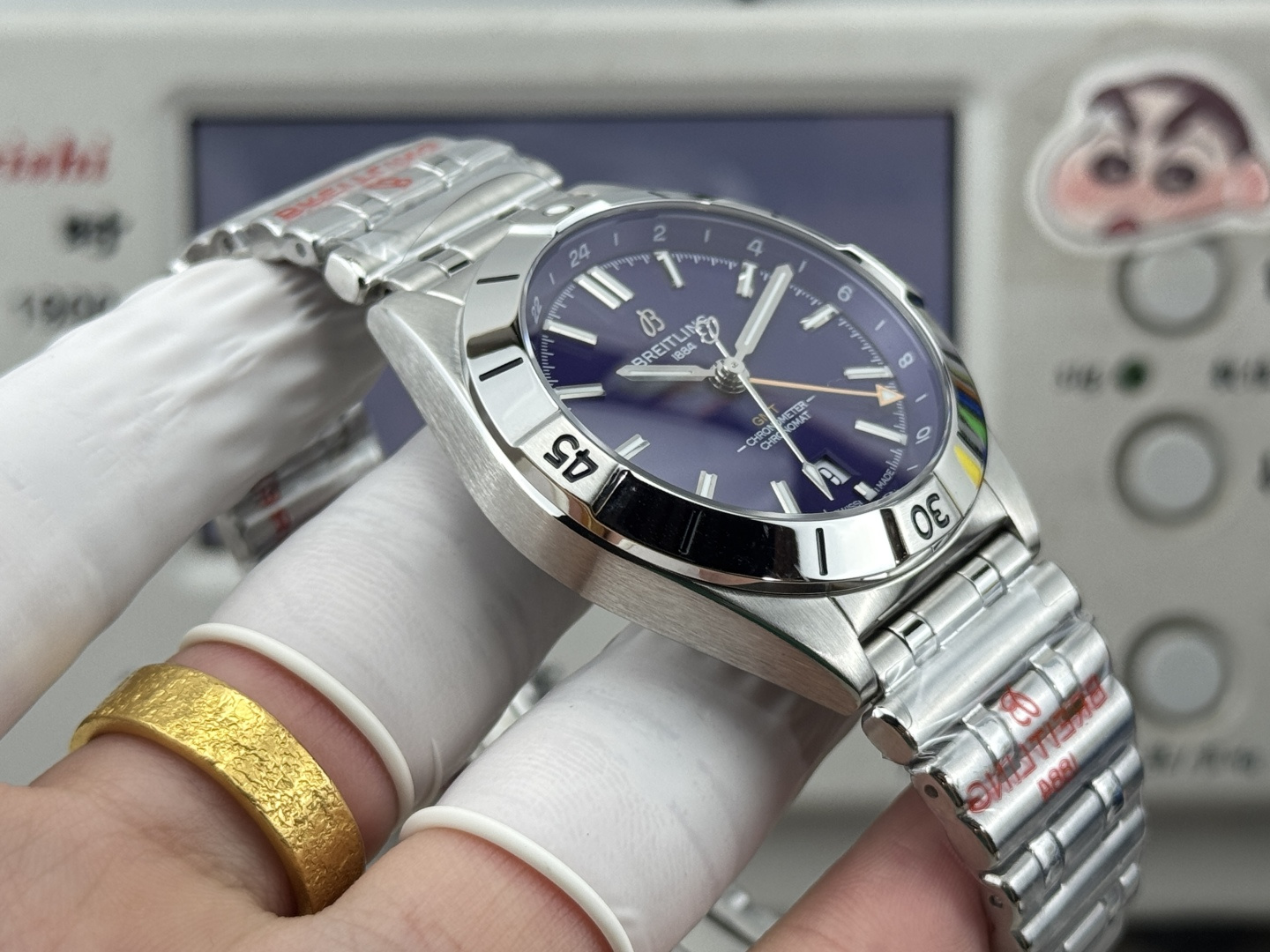 Breitling Chronomat A32398101M1A1 Stainless steel Stainless-steel bracelet 1:1 Superclone - Image 37
