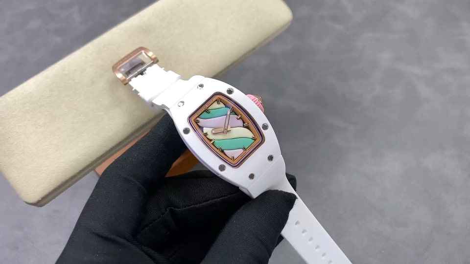 Richard Mille RM 07 RM07 Ceramic Pink Configuration 6F91DC 1:1 Superclone