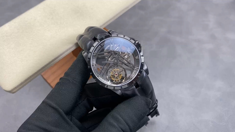 Roger Dubuis Excalibur Stainless steel 42 mm Tourbillon Configuration CF1EE8 1:1 Superclone