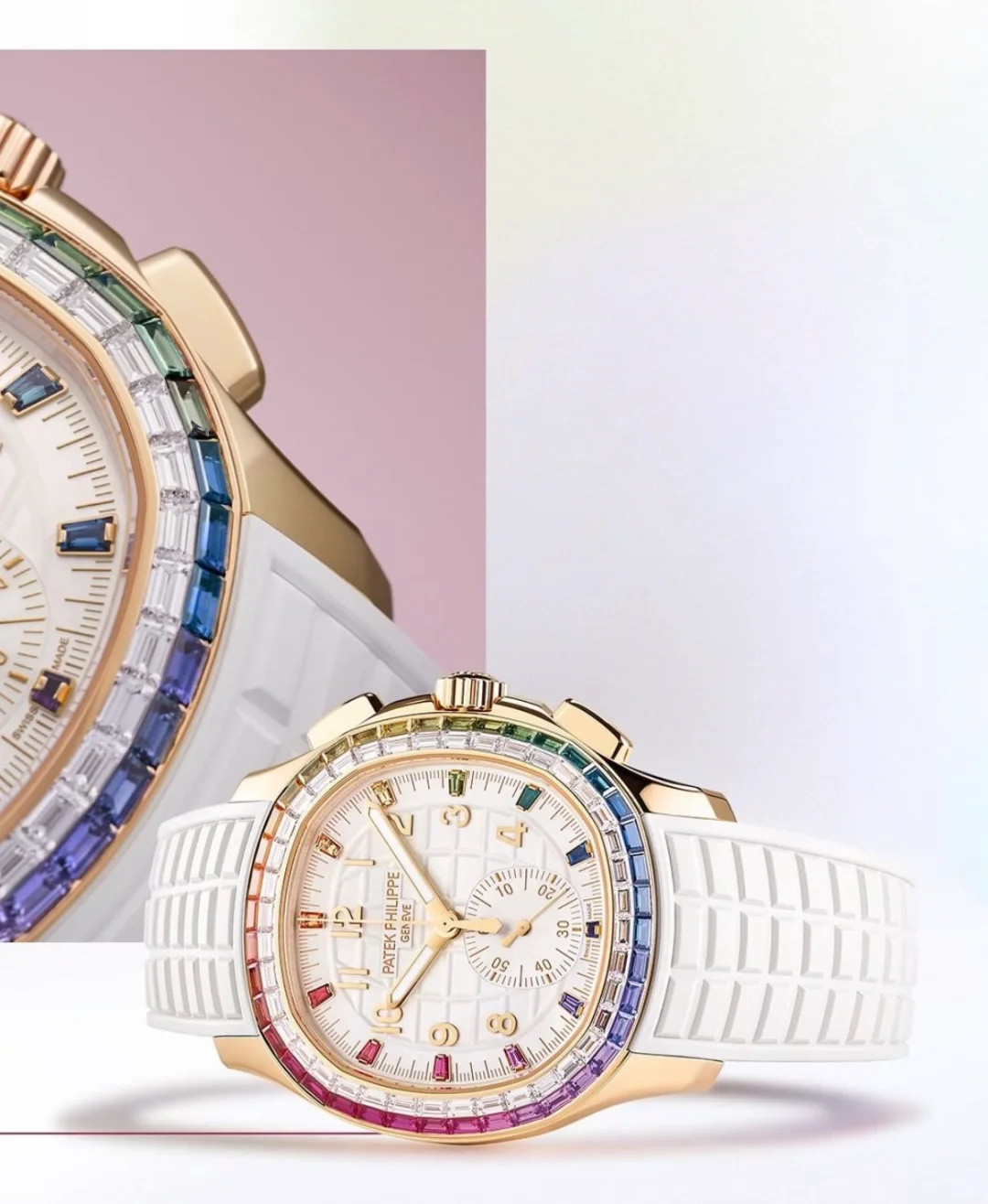 Patek Philippe Aquanaut Luce 7968/300R-001 Rainbow Chronograph 1:1 Superclone - Image 255