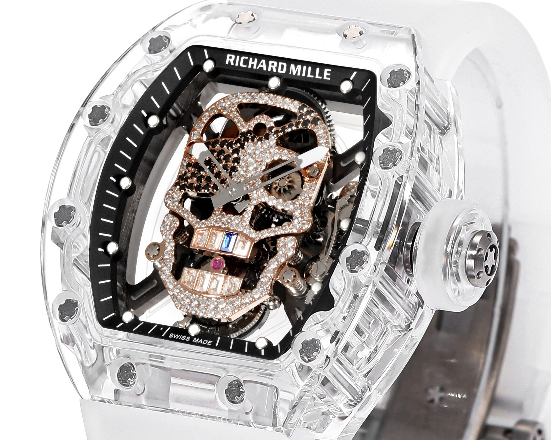 Richard Mille RM 052 RM052 Rubber strap Tourbillon MS Factory Configuration 3C3C4B 1:1 Superclone - Image 18