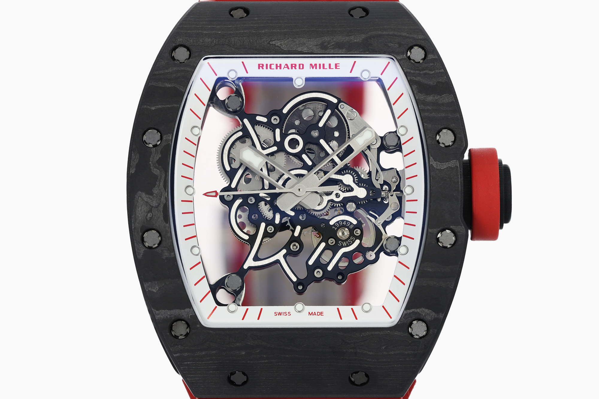 Richard Mille RM 055 RM055 Carbon composite Manual-wind ZF Factory Configuration 2EAE9B 1:1 Superclone - Image 7