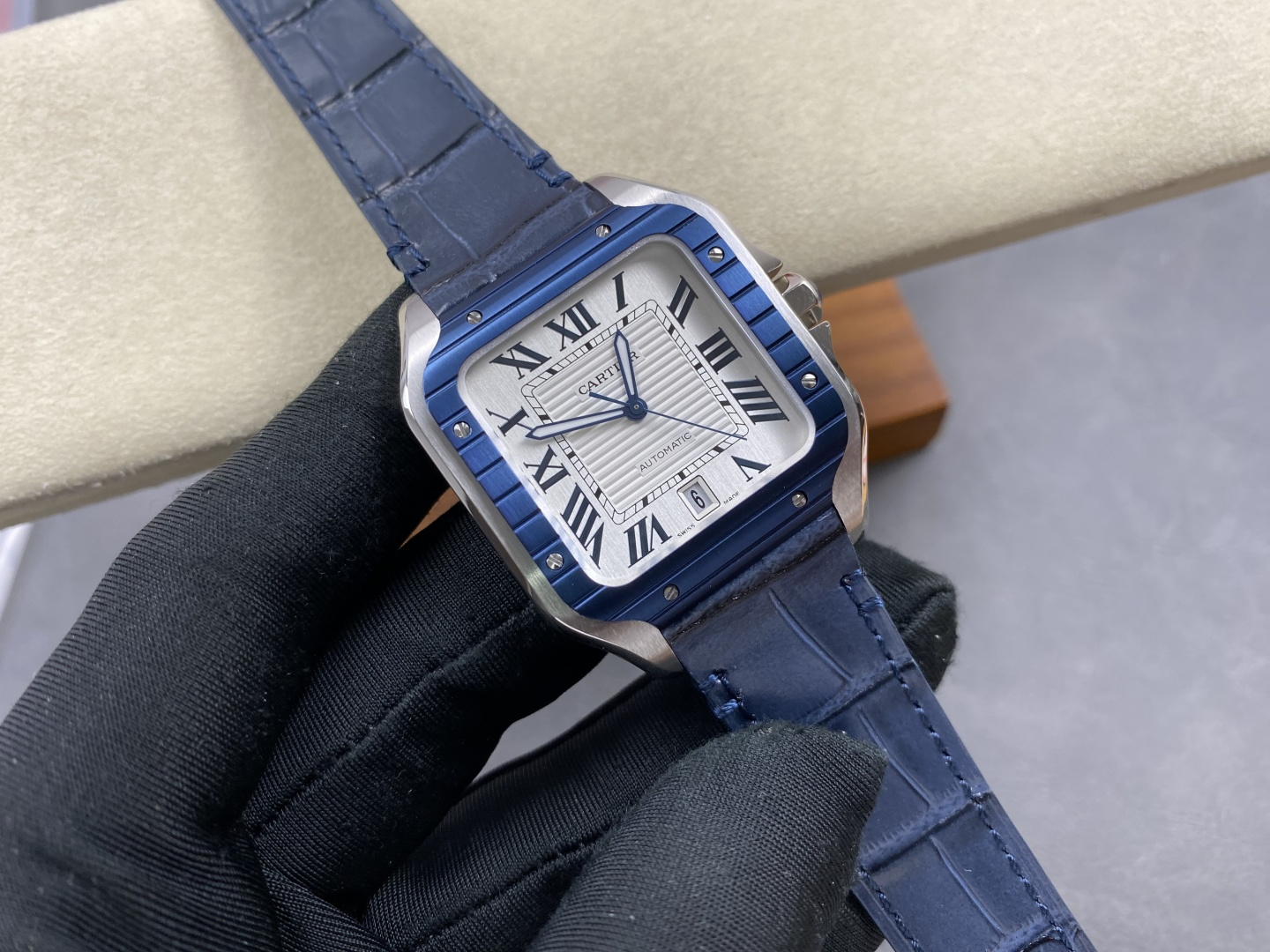 Cartier Santos 39.8 mm THB Factory Configuration 31D09E 1:1 Superclone - Image 3