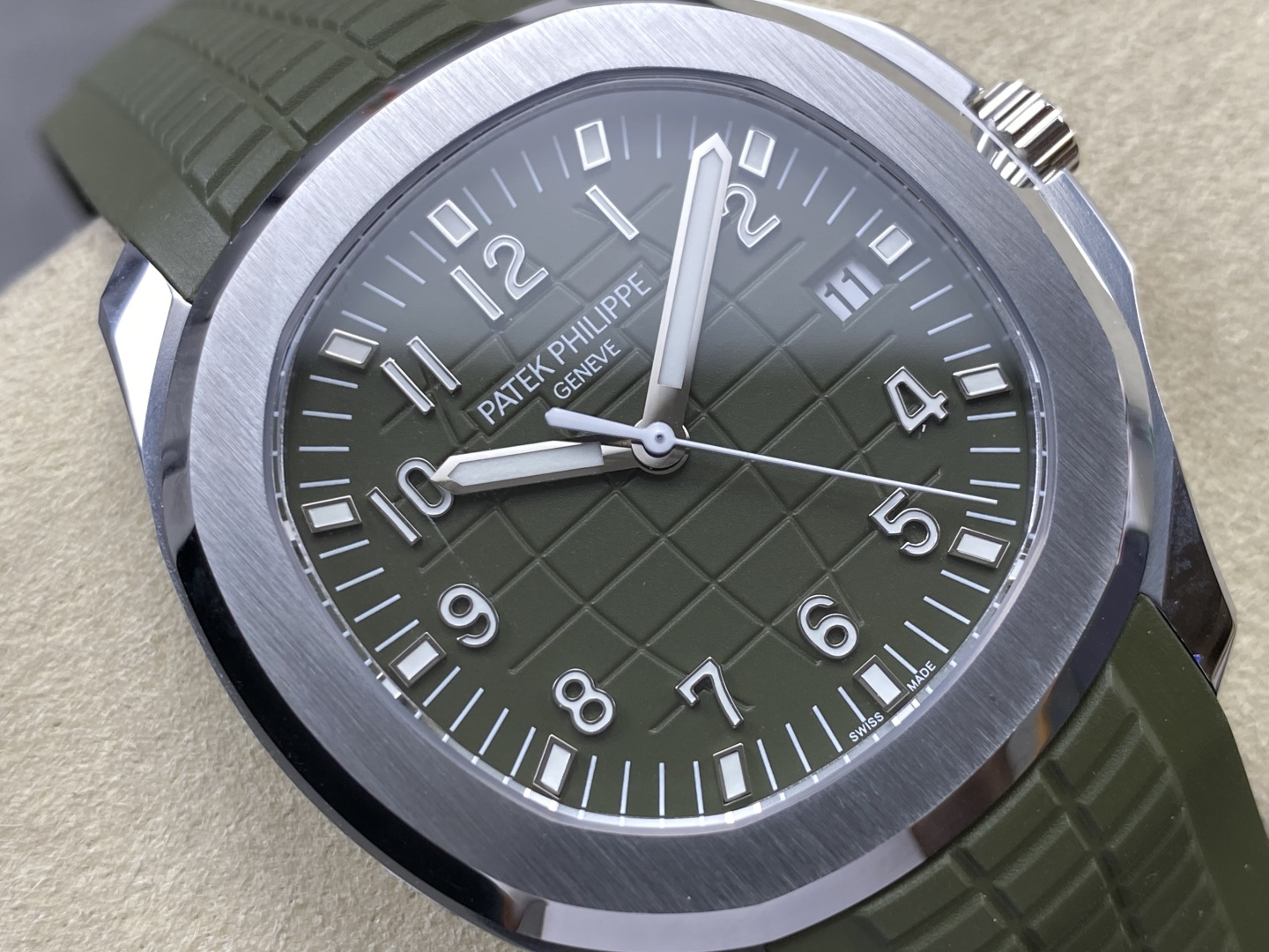 Patek Philippe Aquanaut Platinum Rubber strap Configuration F5C8DF 1:1 Superclone - Image 11