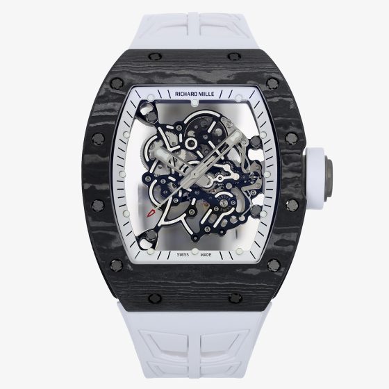 Richard Mille RM 055 RM055 Carbon composite Manual-wind ZF Factory Configuration 0EC7F5 1:1 Superclone