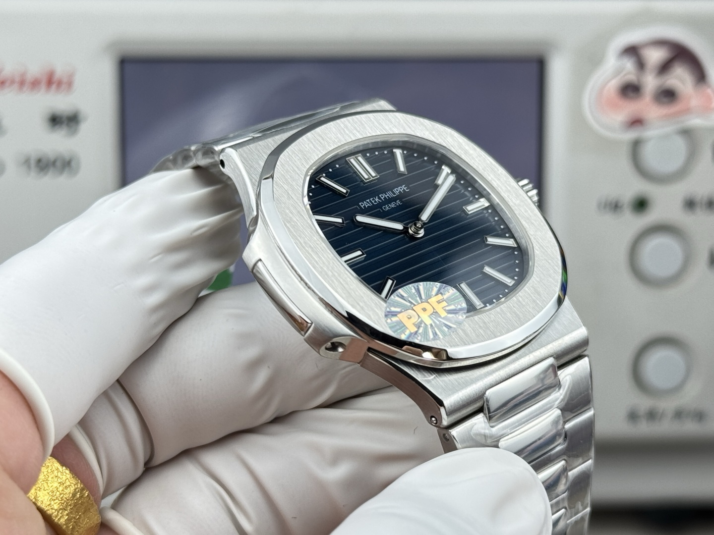 Patek Philippe Nautilus Date. Seconde Au Centre 5811/1G-001 1:1 Superclone - Image 4