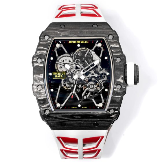 Richard Mille RM 035 RM35-01 Black dial Rubber strap Configuration A7AA60 1:1 Superclone