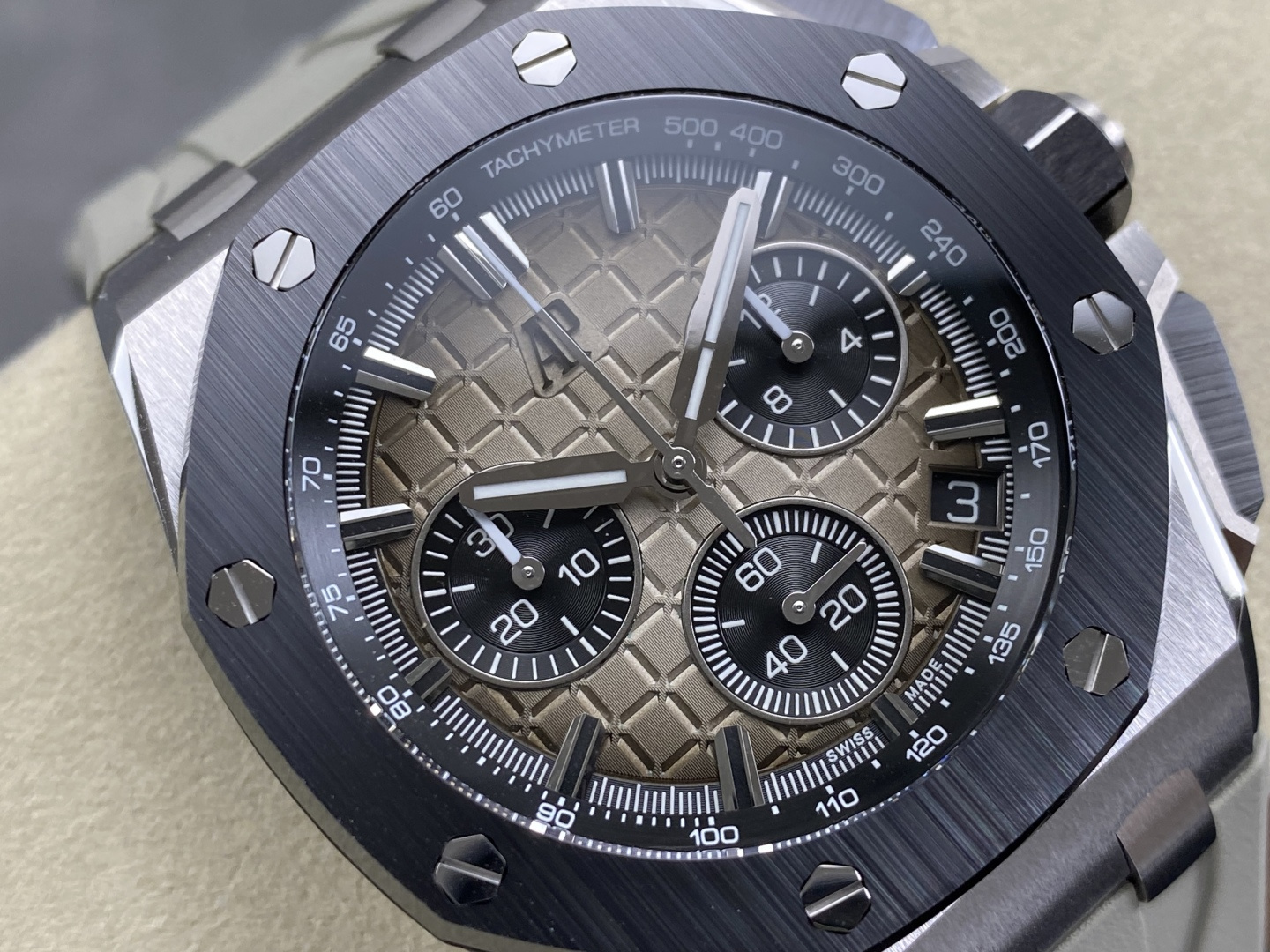 Audemars Piguet Royal Oak Offshore Stainless steel Rubber strap DDF Factory Configuration D0D88A 1:1 Superclone - Image 11