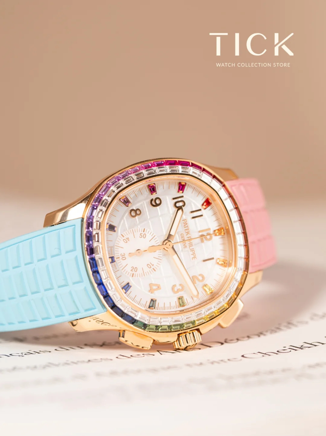 Patek Philippe Aquanaut Luce 7968/300R-001 Rainbow Chronograph 1:1 Superclone - Image 136
